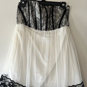 Black and white dress